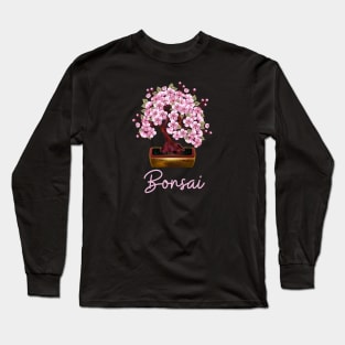 Cute Bonsai Tree Long Sleeve T-Shirt